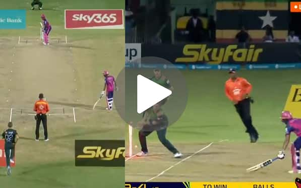 [Watch] Sherfane Rutherford Ends Wellalage's Knock With A Bullet Throw In CPL 2024